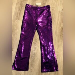 River Island Purple Sequin Pants